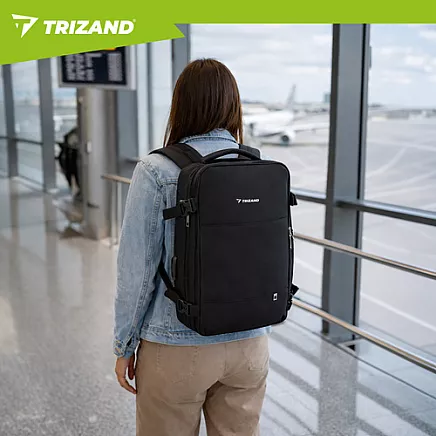 Trizand black hiking backpack 42x32x40cm