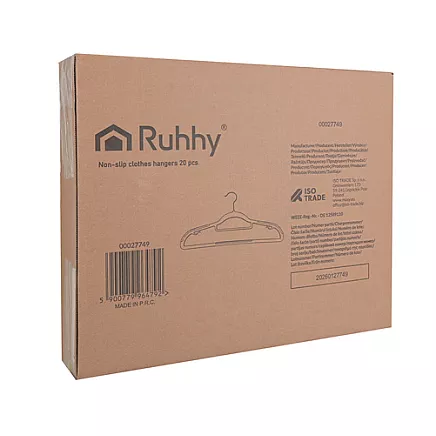 Ruhhy Anti-slip Clothes Hanger 20 pcs