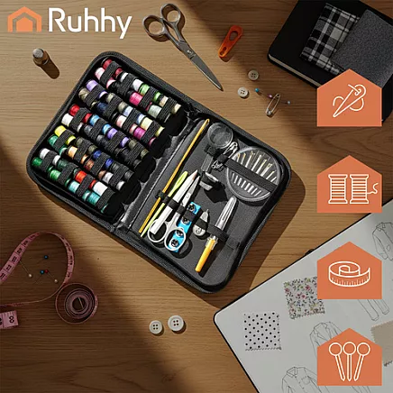 Ruhhy 128-piece sewing kit