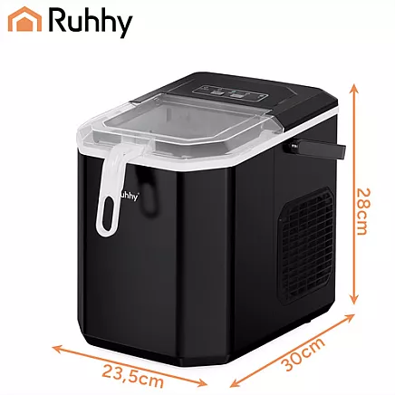 Ice cube maker 1.2l black Ruhhy