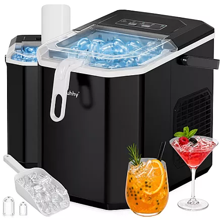 Ice cube maker 1.2l black Ruhhy