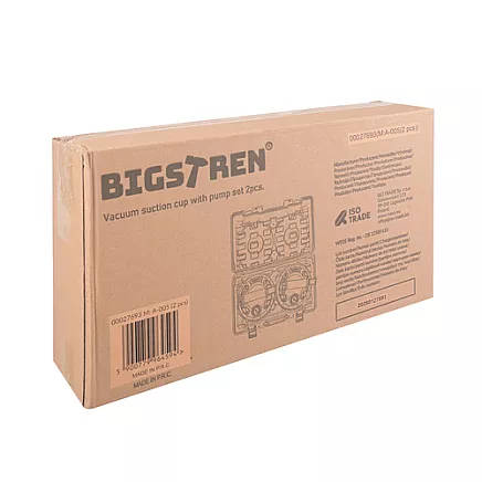 Bigstreen vacuum suction cup with pump set of 2