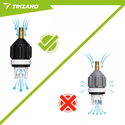 Trizand SUP board inflation valve adapter