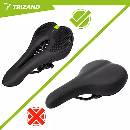Bicycle seat 28x14cm Trizand