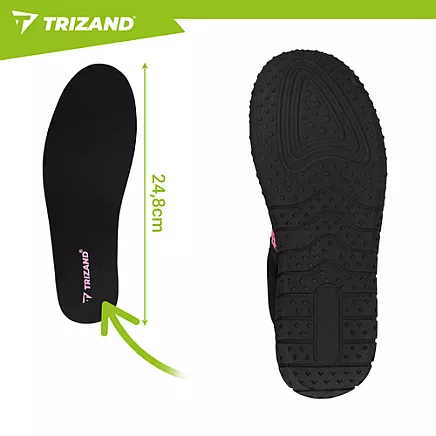 Black and pink water shoes - size 37 5mm Trizand