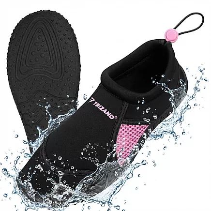Black and pink water shoes - size 37 5mm Trizand