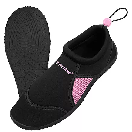 Black and pink water shoes - size 36 5mm Trizand