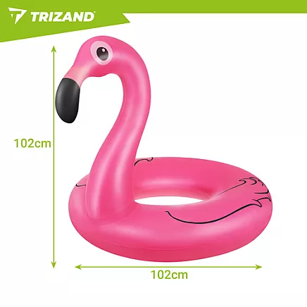 Inflatable ring - flamingo 102cm Trizand