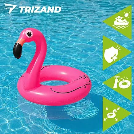 Inflatable ring - flamingo 102cm Trizand