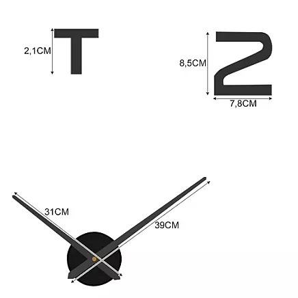 DIY Ruhhy Wall Clock