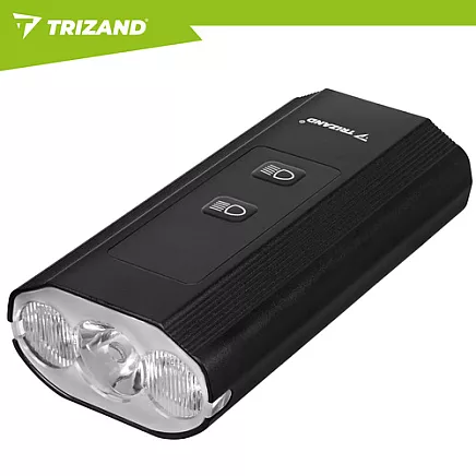 1300lm LED bike light + Trizand rear light