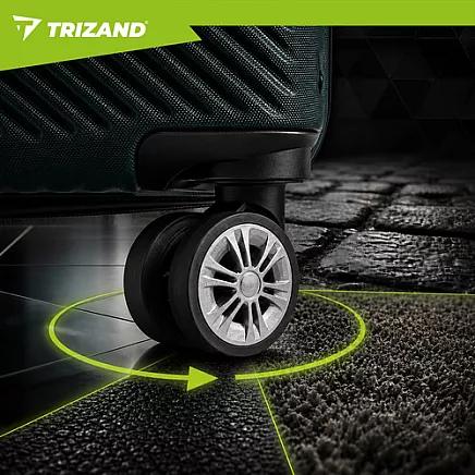 3-in-1 suitcase set - green Trizand 27672