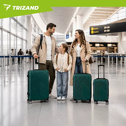 3-in-1 suitcase set - green Trizand 27672