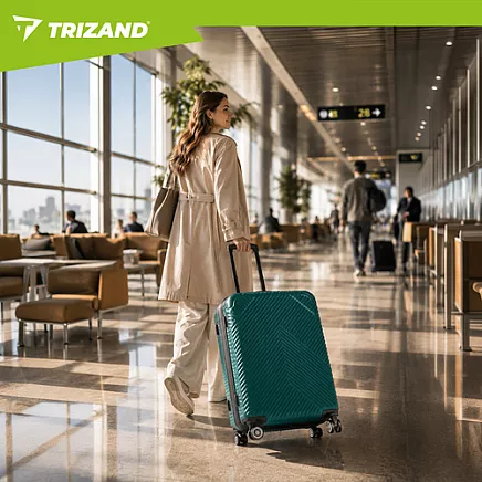 3-in-1 suitcase set - green Trizand 27672
