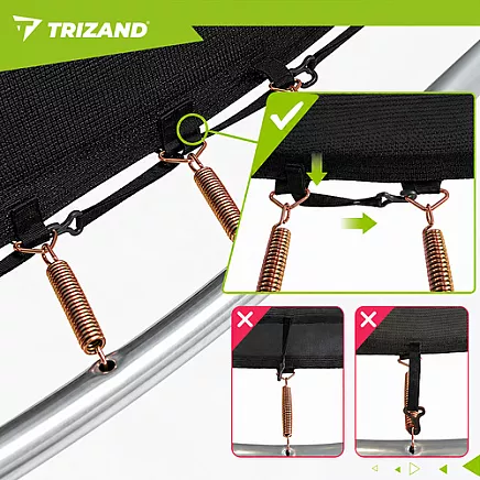 Trampoline 366cm HQ Trizand