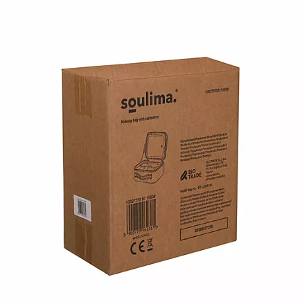 Soulima 27236 LED Cosmetic Case with Mirror
