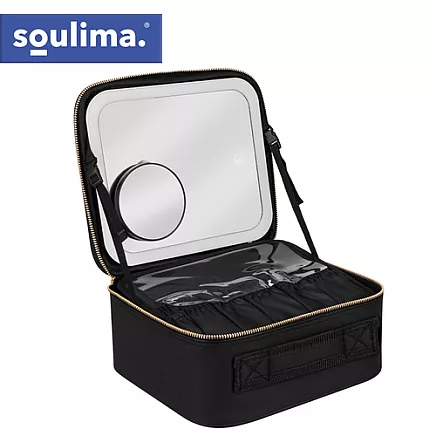 Soulima 27236 LED Cosmetic Case with Mirror