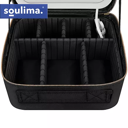 Soulima 27236 LED Cosmetic Case with Mirror