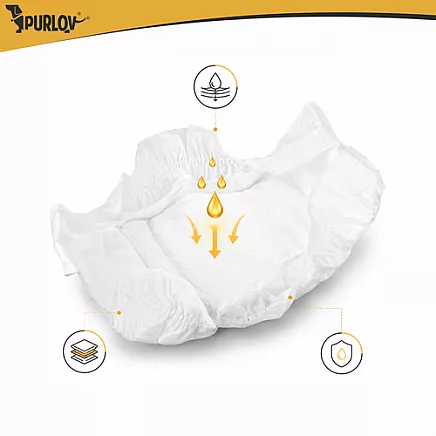 Dog diapers size ML Purlov