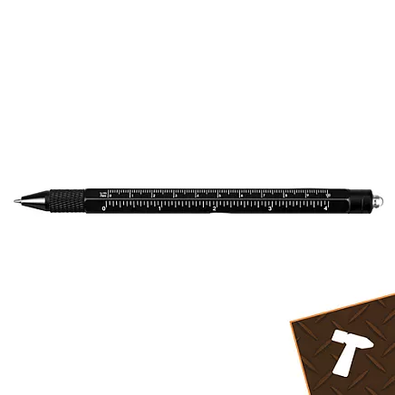 Multifunctional pen - black 9-in-1 Bigstreen