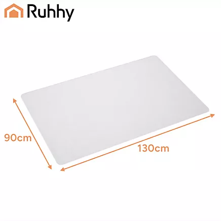 Ruhhy chair protection mat 90x130cm - milky