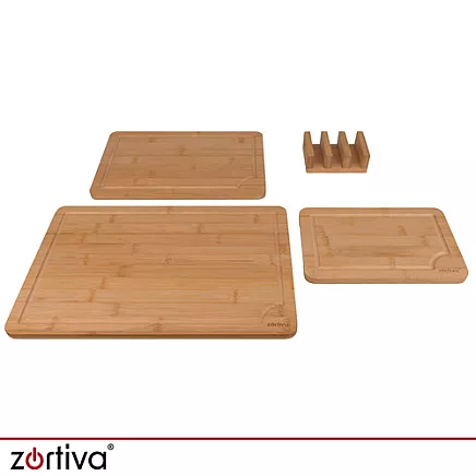 Bamboo chopping board - 3 pcs Zortiva