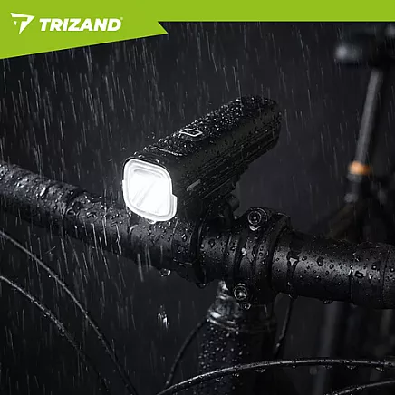 1000lm LED bike light + Trizand rear light