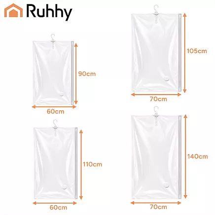 Vacuum bag with hanger - set of 6 Ruhhy