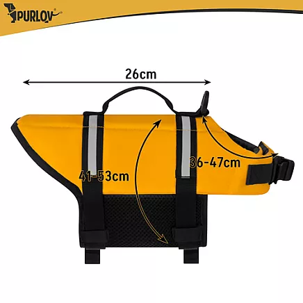 Dog Life Jacket - Size S Purlov