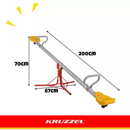 Kruzzel 2-in-1 garden swing