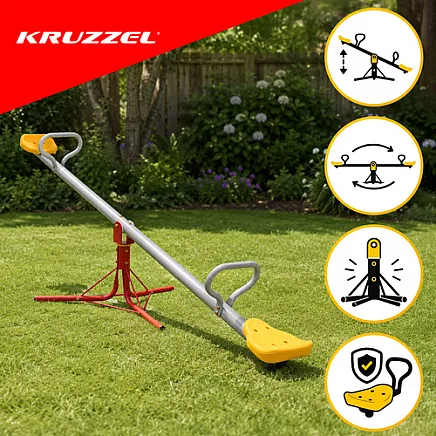 Kruzzel 2-in-1 garden swing