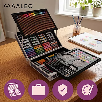 Painting set in a suitcase - Maaleo astronaut