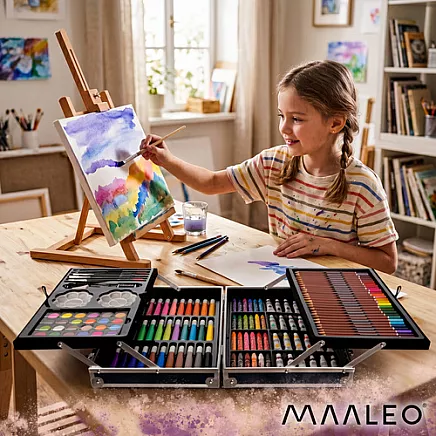 Painting set in a suitcase - Maaleo astronaut