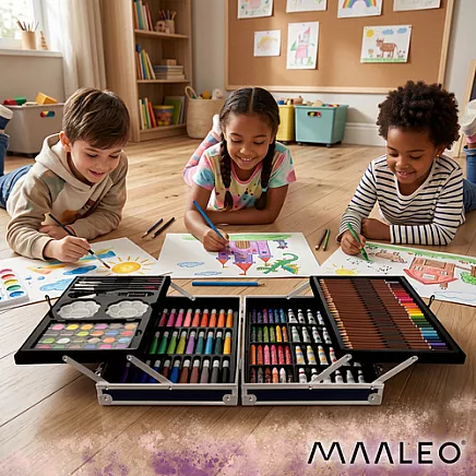 Painting set in a suitcase - Maaleo astronaut