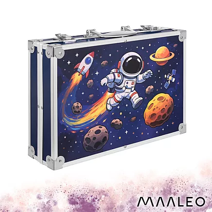 Painting set in a suitcase - Maaleo astronaut