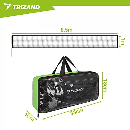 Volleyball net 8.5x1m + Trizand bag