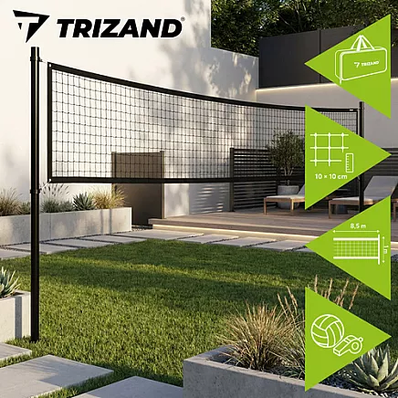 Volleyball net 8.5x1m + Trizand bag