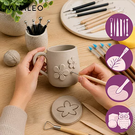 Maaleo 30-piece modeling clay set