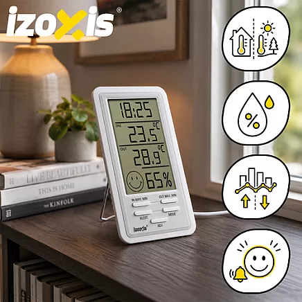 Izoxis weather station 14.5x8x2.4cm