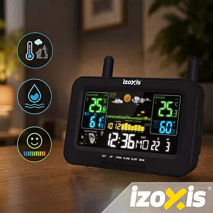 Izoxis 16x13x5cm weather station