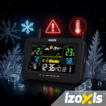 Izoxis 16x13x5cm weather station