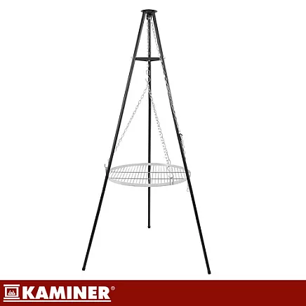 Tripod garden grill 167x58cm Kaminer