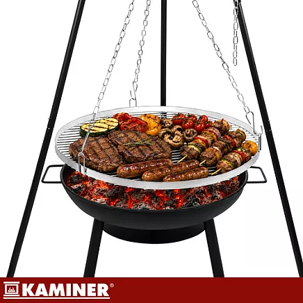Tripod garden grill 167x58cm Kaminer