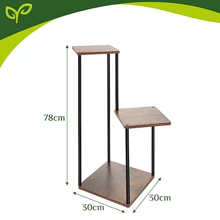 Gardlov standing flower stand 78cm - 3 shelves