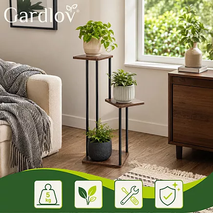 Gardlov standing flower stand 78cm - 3 shelves