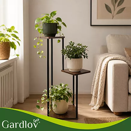 Gardlov standing flower stand 78cm - 3 shelves