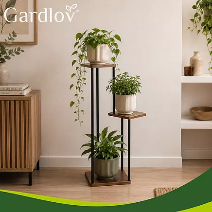 Gardlov standing flower stand 78cm - 3 shelves
