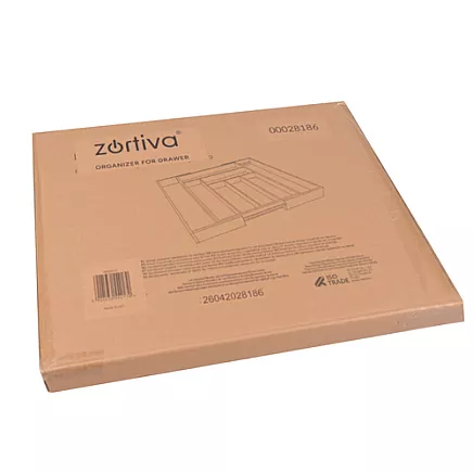 Bamboo drawer insert/organizer for Zortiva drawer