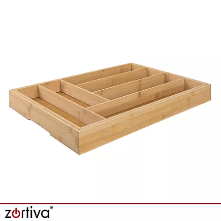 Bamboo drawer insert/organizer for Zortiva drawer