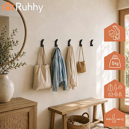 Wall hanger 7x2x3cm - 5pcs Ruhhy